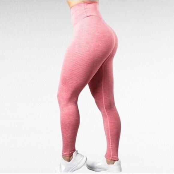 Alphalete Rose Pink Seamless High Waisted
Aero Contour Leggings Size Small - Picture 2 of 13